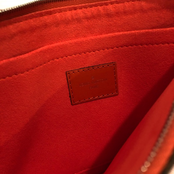 SOLD Louis Vuitton Orange Epi Leather Wristlet- - Picture 4 of 8